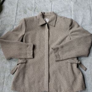 Larry Levine Vintage Zippered Blazer Jacket